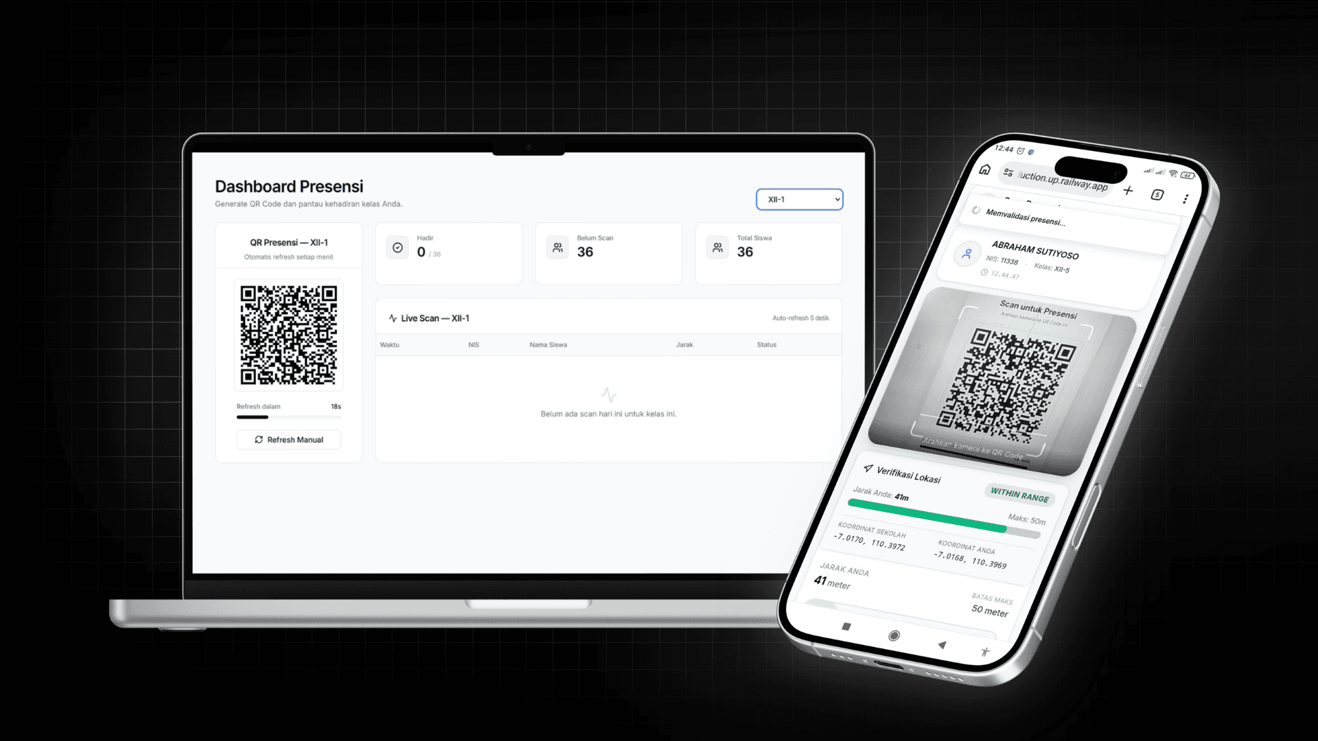 Smart Attendance System (QR & Geolocation)