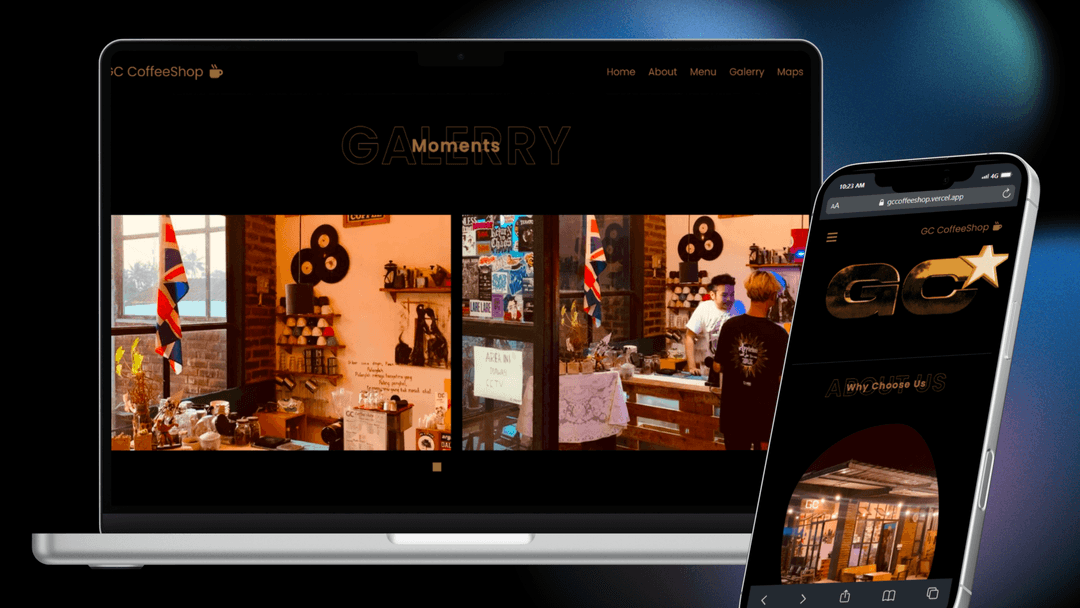 Coffeeshop Landing Page